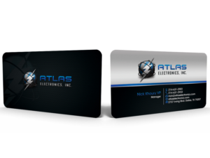 Business Card Design by Hardcore Design for Atlas Electronics, Inc  | Design #11791867