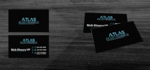 Business Card Design by rojas for Atlas Electronics, Inc  | Design #11785758