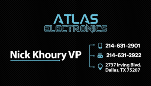 Business Card Design by rojas for Atlas Electronics, Inc  | Design: #11785832