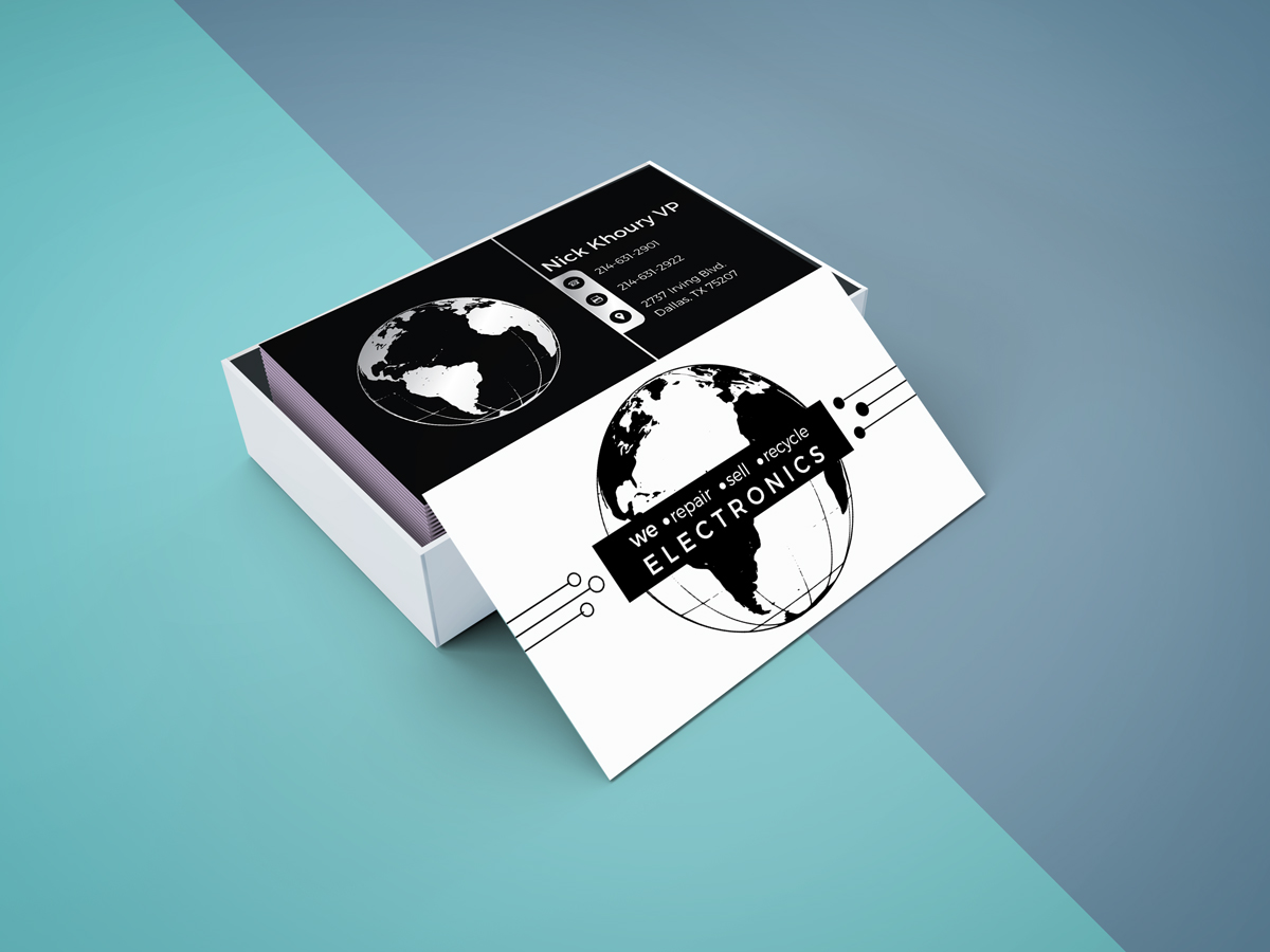 Design de Carte de Visite par JK18 pour Atlas Electronics, Inc  | Design #11768166