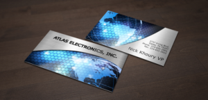 Business Card Design by ejcx for Atlas Electronics, Inc  | Design: #11760698