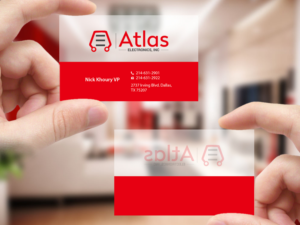 Business Card Design by Creations Box 2015 for Atlas Electronics, Inc  | Design: #11772653