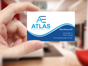 Business Card Design by Creations Box 2015 for Atlas Electronics, Inc  | Design: #11772664