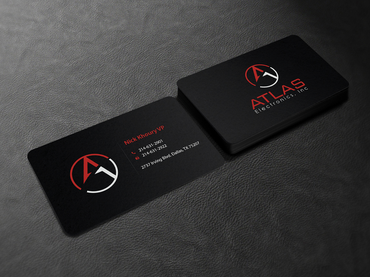 Design de Carte de Visite par Creations Box 2015 pour Atlas Electronics, Inc  | Design #11772666