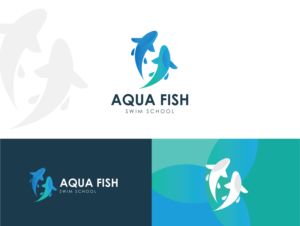 Aqua Fish Swim School | Logo Design by baidya