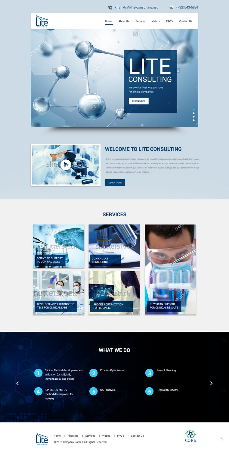 Web Design by pb for this project | Design #11757874