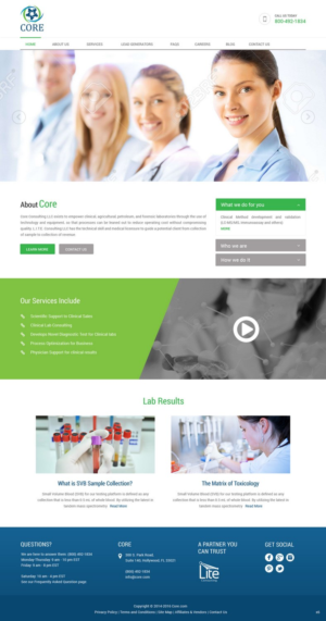 Web Design by pb for this project | Design: #11791394