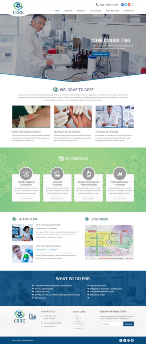 Web Design by pb for this project | Design: #11791397