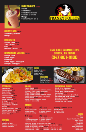 Menu Design by Marilena