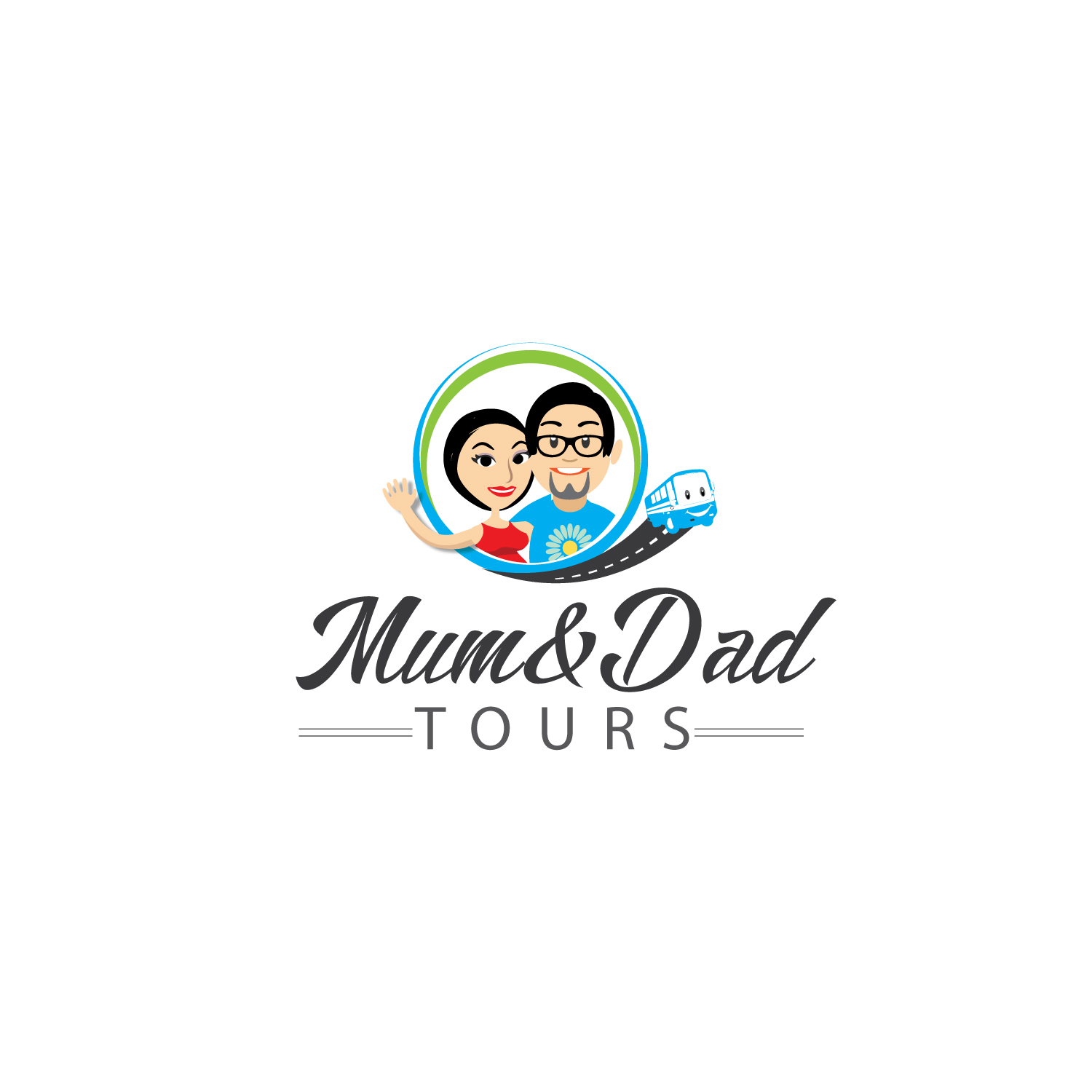Logo Design by uk for Mum and Dad Tours | Design #11856441
