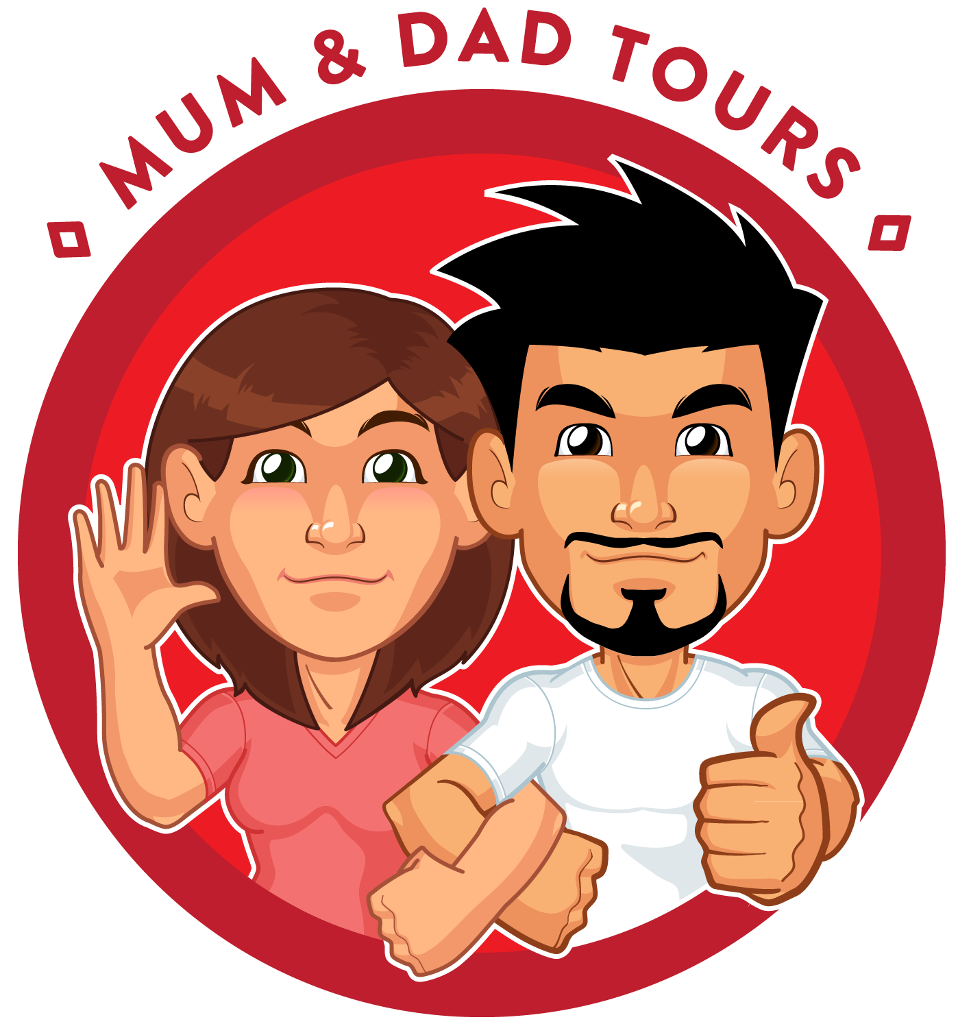 Logo Design by beplusseddesigns for Mum and Dad Tours | Design #11823206