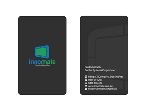 Innomate - Innovative Automation | Business Card Design by xuxa