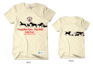 T-Shirt-Design von davem für Fourgotten Paws | Design: #11819097