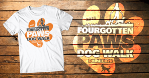 T-Shirt-Design von db1404 für Fourgotten Paws | Design: #11815205