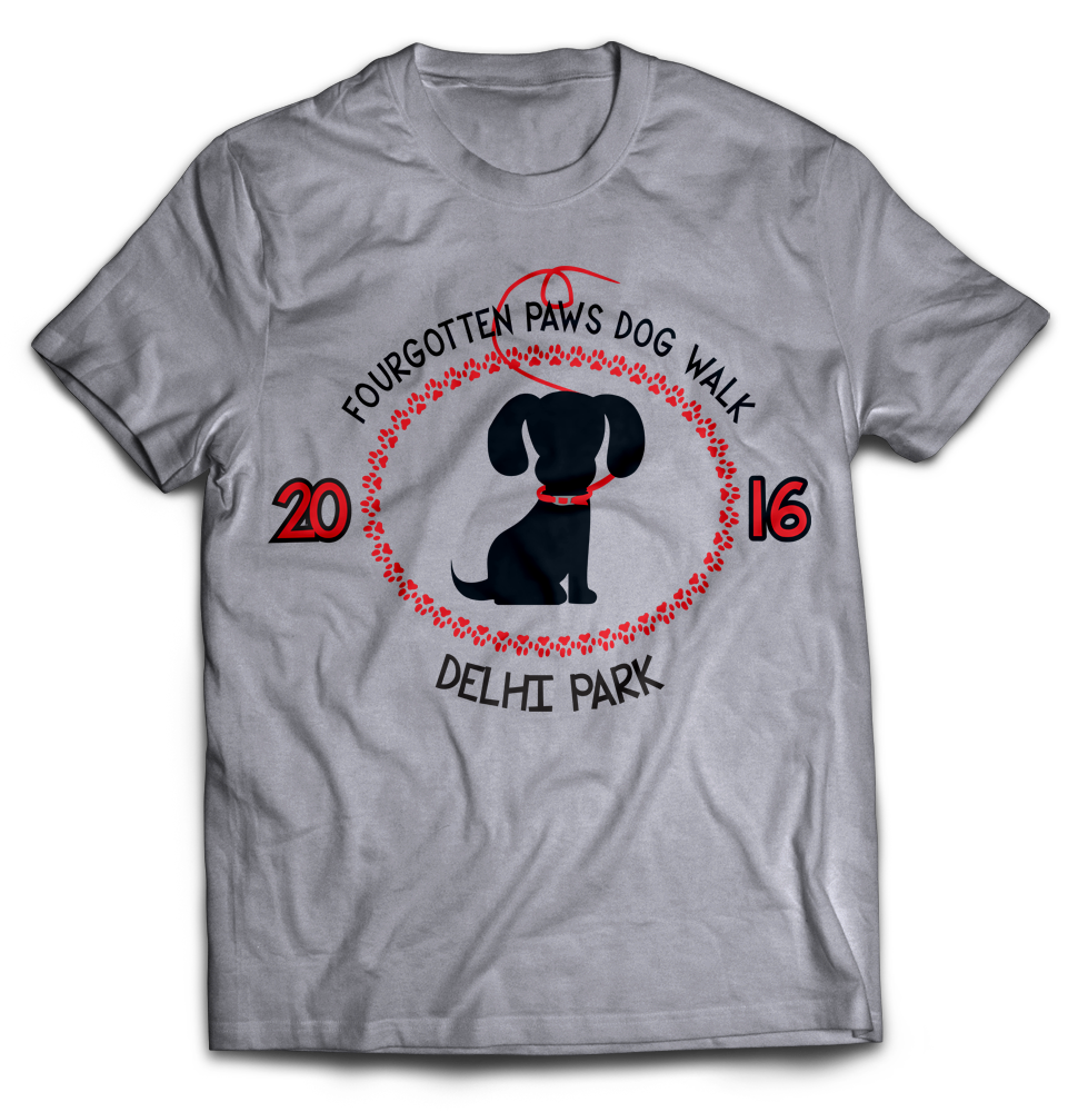 T-shirt Design by debraannainsworth for Fourgotten Paws | Design #11797458