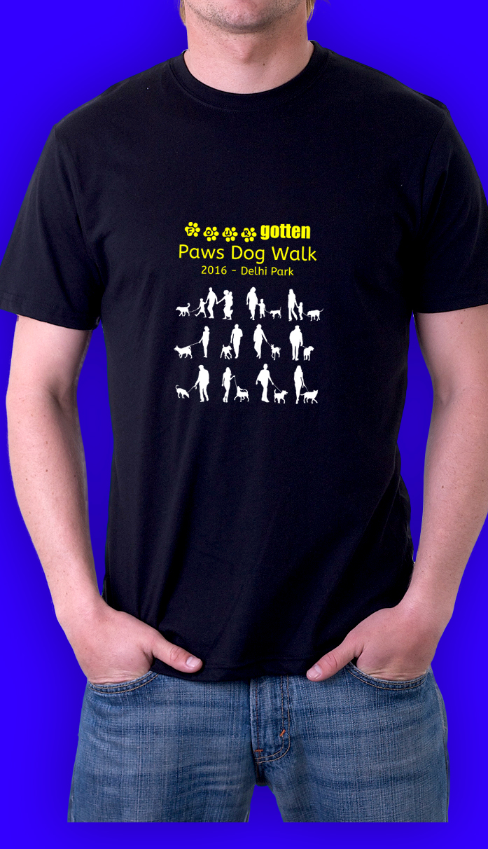 T-shirt Design by Garry Parsons Design for Fourgotten Paws | Design #11777151