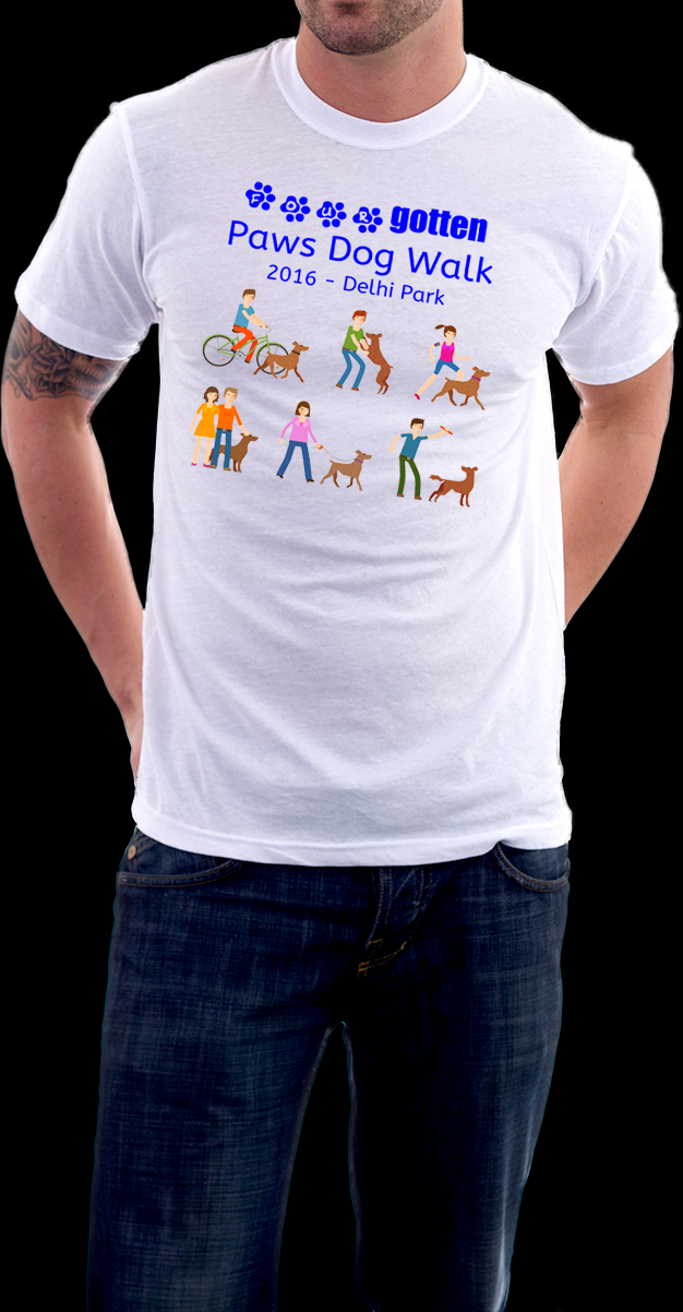 T-shirt Design by Garry Parsons Design for Fourgotten Paws | Design #11796100