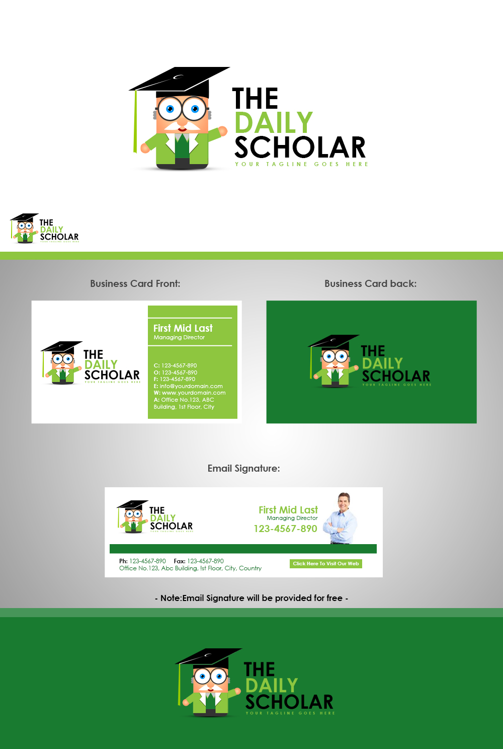 Logo-Design von Moustache-Graphics für The Daily Scholar | Design #11783132