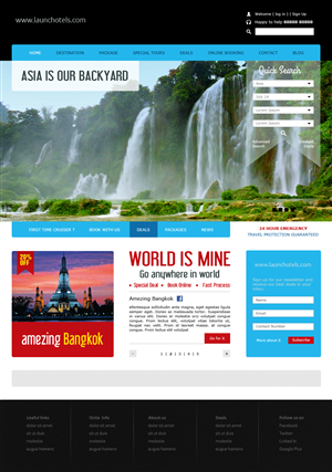 New Hotel Showcase Website | Web Design par Omee