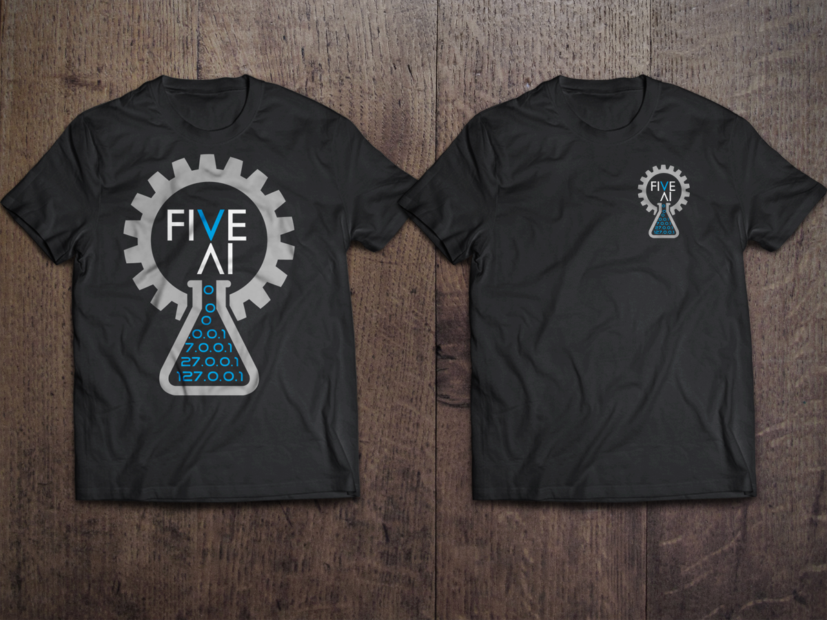 T-shirt Design by Renen for Five AI Inc | Design: #11805944