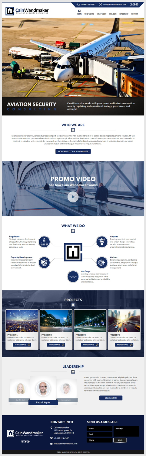 Web Design by -Marc- for this project | Design #11999347