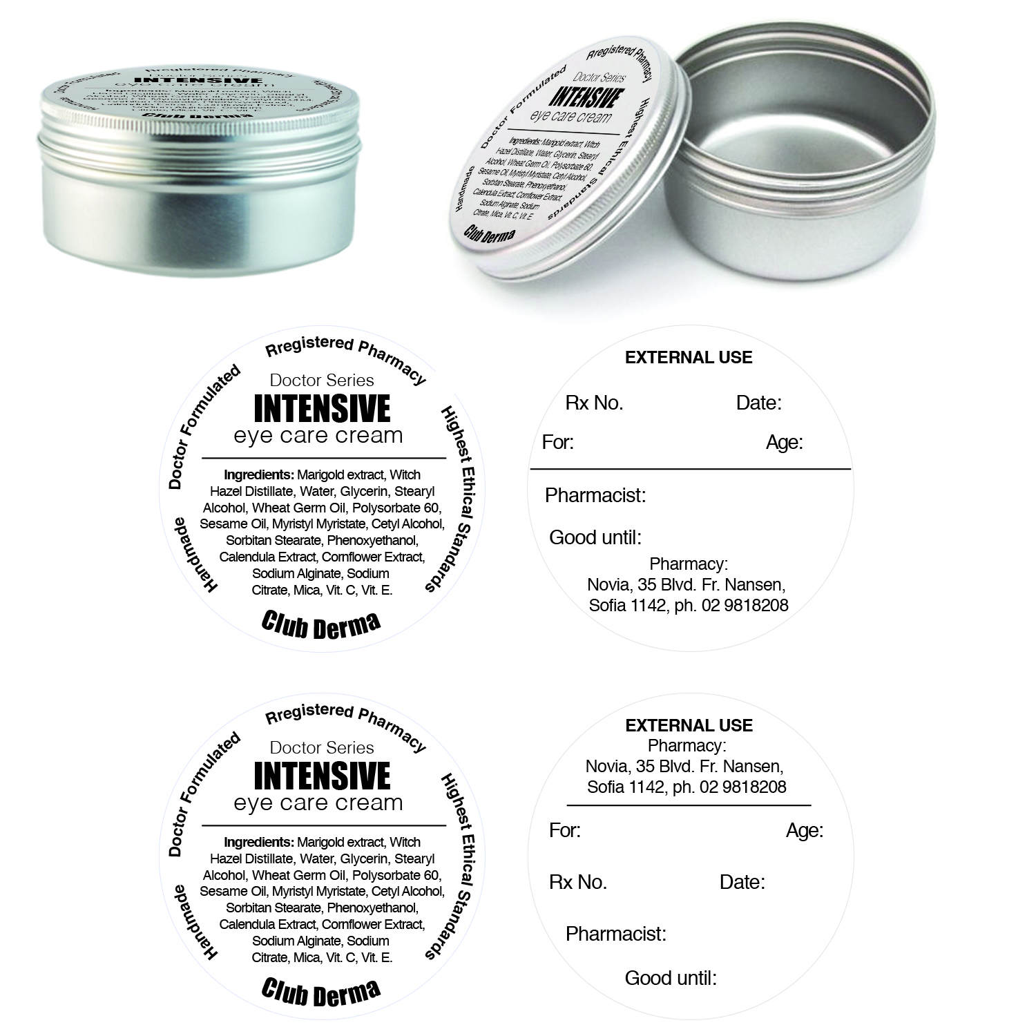 Label Design by Krorlovsky for Club Derma | Design #11767269