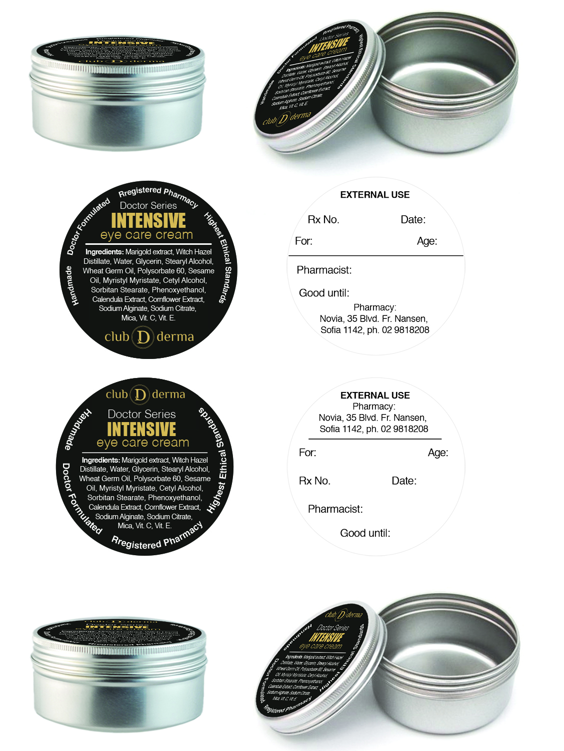 Label Design by Krorlovsky for Club Derma | Design #11773775