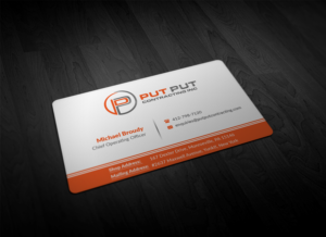 Business Card Design by Pointless Pixels India for Put Put Contracting Inc | Design: #11765132
