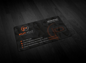 Business Card Design by Pointless Pixels India for Put Put Contracting Inc | Design: #11765146