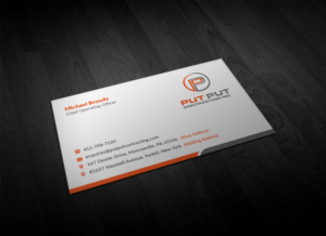 Business Card Design by Pointless Pixels India for Put Put Contracting Inc | Design: #11765147