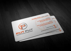 Business Card Design by Pointless Pixels India for Put Put Contracting Inc | Design: #11767886
