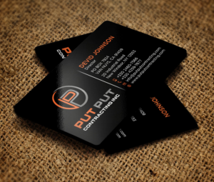 Business Card Design by Verified artistry (Design garden) for Put Put Contracting Inc | Design: #11764087
