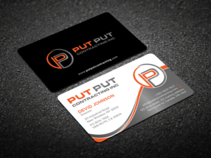 Business Card Design by Verified artistry (Design garden) for Put Put Contracting Inc | Design: #11787309