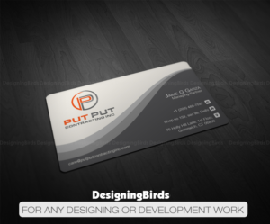 Business Card Design by Designing Birds for Put Put Contracting Inc | Design: #11771668
