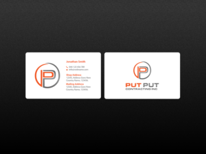 Business Card Design by Creations Box 2015 for Put Put Contracting Inc | Design: #11772506