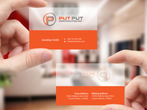 Business Card Design by Creations Box 2015 for Put Put Contracting Inc | Design: #11772511