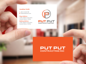 Business Card Design by Creations Box 2015 for Put Put Contracting Inc | Design: #11772516