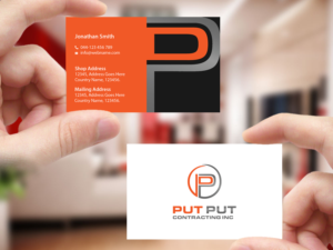 Business Card Design by Creations Box 2015 for Put Put Contracting Inc | Design: #11772517
