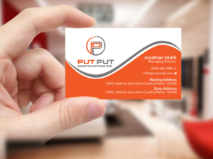 Business Card Design by Creations Box 2015 for Put Put Contracting Inc | Design: #11772532
