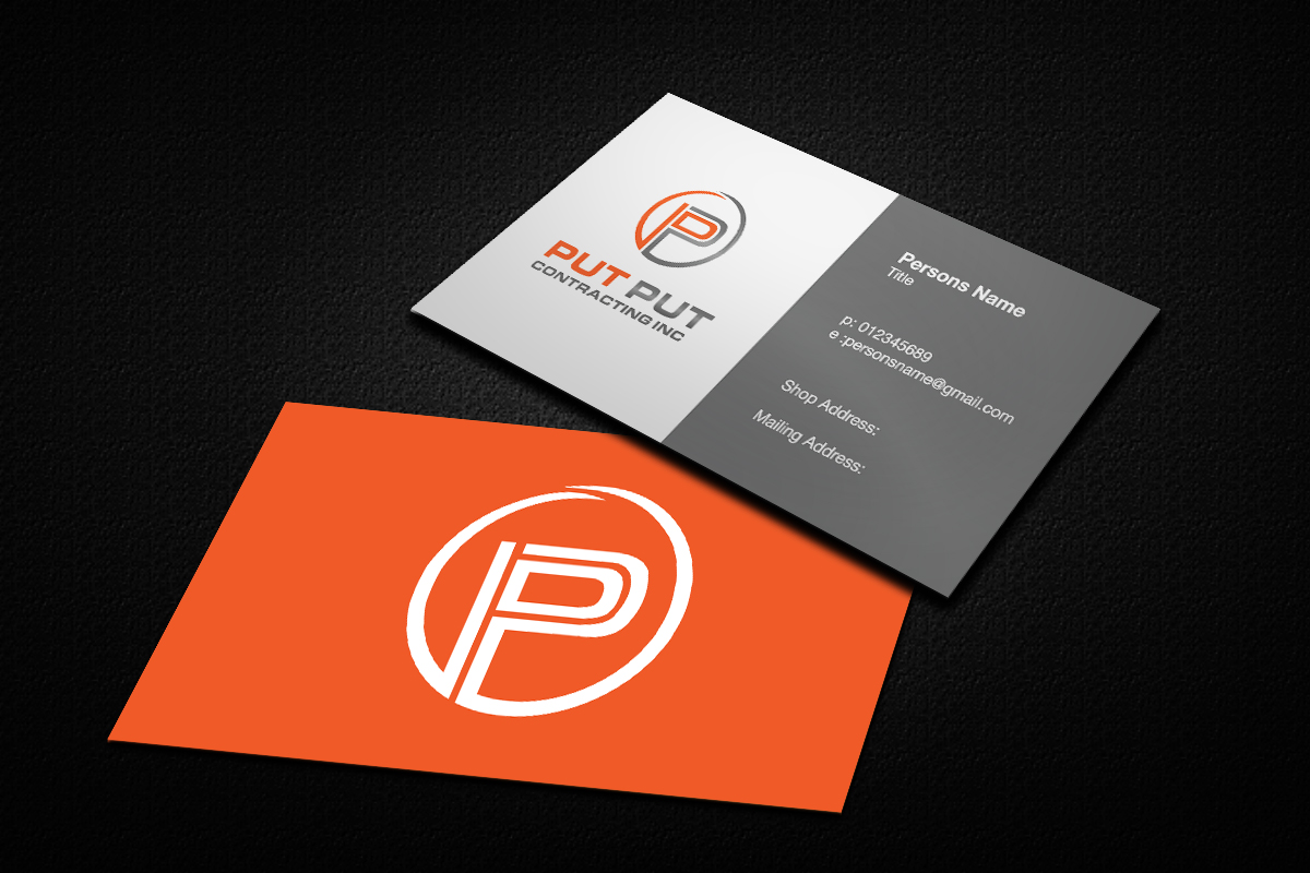 Visitenkarten-Design von Md. Anwarul Haque für Put Put Contracting Inc | Design #11761994