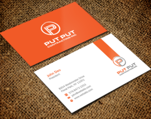Business Card Design by Brand aid for Put Put Contracting Inc | Design #11771430