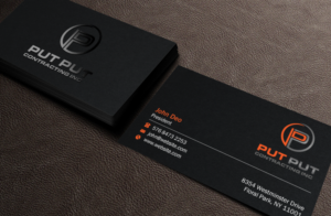 Business Card Design by Brand aid for Put Put Contracting Inc | Design: #11771440