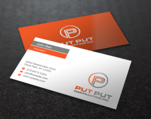 Business Card Design by Brand aid for Put Put Contracting Inc | Design: #11771452