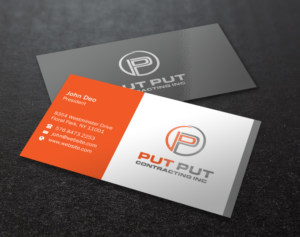 Business Card Design by Brand aid for Put Put Contracting Inc | Design: #11771453