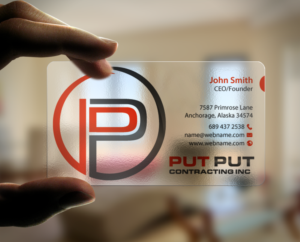 Business Card Design by chandrayaan.creative for Put Put Contracting Inc | Design: #11770123