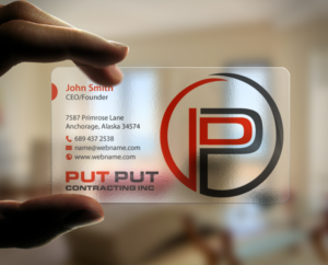 Business Card Design by chandrayaan.creative for Put Put Contracting Inc | Design: #11770138