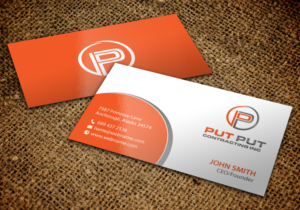 Business Card Design by chandrayaan.creative for Put Put Contracting Inc | Design: #11770145