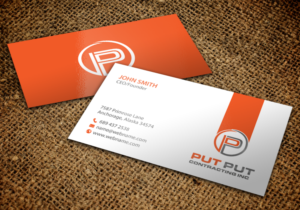 Business Card Design by chandrayaan.creative for Put Put Contracting Inc | Design: #11770149