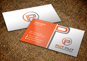 Business Card Design by chandrayaan.creative for Put Put Contracting Inc | Design: #11770158