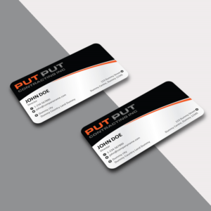 Business Card Design by Creative Jiniya for Put Put Contracting Inc | Design: #11764598